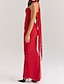 preiswerte Hochzeiten &amp; Feste-Meerjungfrau  Trompete Quinceanera Kleider Elegantes Kleid Hochzeit Hochzeitsgast Bodenlänge Ärmellos Strapless Polyester Rückenfrei mit Rüsche
