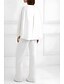cheap Women&#039;s Suits-Two Piece Cape Sleeve Pantsuit Mother of the Bride Pantsuit Elegant Minimalist Casual Plunge Neck Floor Length Crepe Long Sleeve