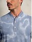 abordables Hauts-Homme T-shirt POLO Bleu manche longue Top Tenue de golf Vêtements Tenues Porter des vêtements