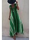 preiswerte Ausgefallene Kleider-Damen Midikleid Cocktailkleid Blumenkleid Boho-Kleid Mode Modern Urlaub Teegesellschaft Ausgehen Normale Passform Blume Ärmellos V Ausschnitt Schwarz Wein Blau Dunkelgrün Sommer
