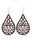 abordables Boucle d&amp;#39;oreille pour femme-Boucles d&#039;oreilles pendantes en bois bohème pour femmes - diverses formes géométriques, bijoux légers en bois naturel, parfaits pour les looks décontractés, les vacances à la plage et les festivals d&#039;été