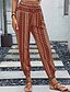 ieftine picior lat și talie înaltă-Pentru femei Jogger Pantaloni Vacanță Boho Lungime totală Talie medie Geometică Talie elastică Respirabil Comfortabil Micro-elastic Stradă Purtare Zilnică Ieșire Maro Închis Alb Rosu Verde Închis Vară
