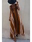 preiswerte Ausgefallene Kleider-Damen Midikleid Cocktailkleid Blumenkleid Boho-Kleid Mode Modern Urlaub Teegesellschaft Ausgehen Normale Passform Blume Ärmellos V Ausschnitt Schwarz Wein Blau Dunkelgrün Sommer