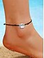 voordelige Damesarmband-2025 dames afstudeerarmband enkelband - verstelbare zwarte touwarmband met gouden afstudeerpetbedel, minimalistisch strandsieradencadeau