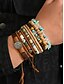 cheap Women&#039;s Bracelet-Boho Leather and Bead Bracelet Set for Men and Women – Adjustable Friendship, Tree of Life Charm – Vintage Handmade Tribal Accessories for Casual Wear, Festivals and Daily Fashion