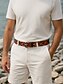abordables Ceintures pour hommes-Ceinture à motifs géométriques tendance pour hommes et femmes - Ceinture en tissu coloré avec boucle réglable - Ceinture bohème élégante pour une tenue décontractée et festive