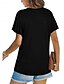 ieftine tricou simplu-Tricou de Femei Color Solid Simplu Clasic Modern Casual Mâneci Scurte Decolteu Rotund Topuri Zilnice Weekend Negru Alb Verde Deschis Roz Albastru Vară