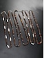 abordables Joyas para hombres-Collar de cuentas de madera natural para hombre con detalles en turquesa, estilo bohemio surfista, joyería ajustable para playa, festivales y atuendos casuales.