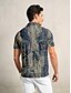 abordables Hauts-Homme T-shirt POLO Bleu de minuit Manche Courte Top Tenue de golf Vêtements Tenues Porter des vêtements