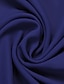 abordables Longueur du thé-Robe mère de la mariée A-Ligne invité de mariage élégante grande taille encolure bijou longueur thé chiffon manches courtes avec volants taille personnalisée gratuite