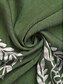 abordables Robes Boho-Femmes Robe maxi Robe trapèze Vacances Occasionnel Extérieur Sortir Coupe régulière Fleuri Graphique Sans manches Col en V Vert Été