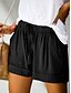 billige Shorts-Kvinne Shorts Baggy Bukser Chinos Mote Gate Grunnleggende Korte Høy Midje Enkle Lommer Elastisk Midjebånd Komfortabel Myk Behagelig Mikro-elastisk Utendørs Gate Svart Rosa Fuchsia Lys Blå Vår