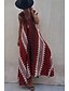 preiswerte Ausgefallene Kleider-Damen Midikleid Cocktailkleid Blumenkleid Boho-Kleid Mode Modern Urlaub Teegesellschaft Ausgehen Normale Passform Blume Ärmellos V Ausschnitt Schwarz Wein Blau Dunkelgrün Sommer