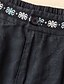 cheap Cotton Linen Shorts-Women&#039;s Cotton Linen Shorts Shorts Slacks Casual Short Natural Flower Pocket Printing Comfy Comfortable Street Going out Sapphire Blue Dark Navy Purple Orange Summer Regular Fit