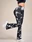 cheap Yoga Leggings &amp; Tights-Women&#039;s Yoga Pants Yoga Leggings Tummy Control Butt Lift High Waist Yoga Gym Workout Pilates Tights Tie Dye Black Spandex Fall Sports Activewear Stretchy Skinny