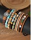 cheap Women&#039;s Bracelet-Boho Leather and Bead Bracelet Set for Men and Women – Adjustable Friendship, Tree of Life Charm – Vintage Handmade Tribal Accessories for Casual Wear, Festivals and Daily Fashion