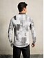 abordables Hauts-Homme T-shirt POLO Grise manche longue Top Tenue de golf Vêtements Tenues Porter des vêtements