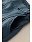 voordelige Effen katoenen linnen broek-Dames Katoenen linnen broek broek Modieus Streetwear Volledige lengte Natuurlijk Effen Zak Elastische taille Voor buiten Comfortabel Straat Uitgaan Abrikoos Zwart Blauw Gember Zomer Normale pasvorm
