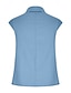 abordables Chemises-Débardeur camisole en coton et lin pour femme, couleur unie, élégant, décontracté, sans manches, col en V, régulier, pour tous les jours, vacances, blanc, rose, bleu, vert, été, printemps