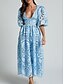 abordables Robes de cocktail-Robes A-Ligne Jaune Beurre Robe en Dentelle Brodée Mariage Invité de Mariage Longueur Maxi Manches Mi-Longues Col V Dentelle Sans Dos