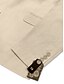 abordables Costumes d&amp;#39;affaires-Costumes en lin pour hommes kaki foncé kaki clair formel d&#039;affaires été de couleur unie ajustement standard 2 pièces à boutonnage simple un bouton