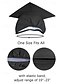 billige Damehatte-klasse af 2025 afgangshue med kvast og årstal charme – unisex mat finish mortarboard hat til high school og college ceremoni, flere farver