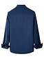 abordables Chemises élite-Homme Chemise en lin Chemise boutonnée Chemise Décontractée Couleur Unie Formel Occasionnel Blanche Vert Claire Rouge Marine foncé manche longue Col Rabattu Été Hiver Vêtement Tenue Pur