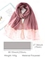 abordables Foulards pour femmes-Écharpe papillon brodée pour femme avec ornements en perles - accessoires de mode pour femmes élégants et légers en plusieurs couleurs, parfaits pour les cadeaux de fête des mères, les fêtes et les correspondances de navetteurs