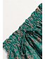 abordables Jupes graphiques-Femmes Jupe Bohème Boho Midi Taille Basse Jupes Fleuri Imprimé Micro-Élastique Rue Sortir Noir Blanche Jaune Rouge Été Polyester
