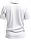 baratos Polo Clássico Masculino-Homens Pólo Camisa de golfe O negócio Casual Clássico Manga Curta Moda Côr Sólida Botões Bolsos Verão Primavera Normal Preto Branco Azul Marinha Verde cáqui Azul Claro Pólo