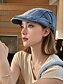 abordables Chapeaux pour femmes-Casquette plate en jean pour femme avec coupe ajustable, style décontracté pour le printemps et l&#039;été, parfaite pour les activités de plein air, le quotidien et les voyages