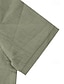 baratos Polo Clássico Masculino-Homens Pólo Camisa de golfe O negócio Casual Clássico Manga Curta Moda Côr Sólida Botões Bolsos Verão Primavera Normal Preto Branco Azul Marinha Verde cáqui Azul Claro Pólo