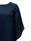 preiswerte Unter 129,99 $-Hosenanzug Brautmutterkleid Elegant Hemdkragen Asymmetrisch Chiffon Kurzarm mit Einfarbig 2025