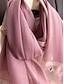 abordables Foulards pour femmes-Écharpe papillon brodée pour femme avec ornements en perles - accessoires de mode pour femmes élégants et légers en plusieurs couleurs, parfaits pour les cadeaux de fête des mères, les fêtes et les correspondances de navetteurs