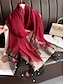 abordables Foulards pour femmes-Écharpe papillon brodée pour femme avec ornements en perles - accessoires de mode pour femmes élégants et légers en plusieurs couleurs, parfaits pour les cadeaux de fête des mères, les fêtes et les correspondances de navetteurs