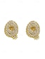 abordables Boucle d&amp;#39;oreille pour femme-Boucles d&#039;oreilles à tige initiales en strass doré - Boucles d&#039;oreilles à lettres scintillantes personnalisées pour femmes, bijoux en cristal étincelants de A à Z, parfaits pour un usage quotidien, un cadeau de remise de diplôme, un cadeau de fête des mèr