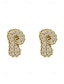 abordables Boucle d&amp;#39;oreille pour femme-Boucles d&#039;oreilles à tige initiales en strass doré - Boucles d&#039;oreilles à lettres scintillantes personnalisées pour femmes, bijoux en cristal étincelants de A à Z, parfaits pour un usage quotidien, un cadeau de remise de diplôme, un cadeau de fête des mèr