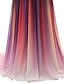 economico Matrimonio Informale / Di Giorno-Abiti A-Line Quinceanera elegante abito performance Natale lungo senza maniche una spalla in chiffon senza schiena con pieghe perline