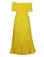 billiga Aftonklänningar-A-linjeformad Quinceanera-klänningar elegant klänning bröllop bröllopsgäst golvlängd kort ärm off shoulder polyester rygglös med veck