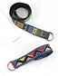 abordables Ceintures pour hommes-Ceinture à motifs géométriques tendance pour hommes et femmes - Ceinture en tissu coloré avec boucle réglable - Ceinture bohème élégante pour une tenue décontractée et festive