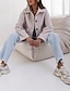 preiswerte Freizeitjacken-Damen Mantel Blazer Warm Bequem Knöpfe Elegant Mode Outdoor Einfach Ausgehen Alltagstauglich Wochenende Einreihig Regulär Revers Normale Passform Langarm Oberbekleidung Schwarz Aprikose Kaffee