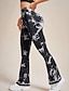 cheap Yoga Leggings &amp; Tights-Women&#039;s Yoga Pants Yoga Leggings Tummy Control Butt Lift High Waist Yoga Gym Workout Pilates Tights Tie Dye Black Spandex Fall Sports Activewear Stretchy Skinny