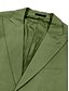 abordables Costumes décontractés-Pour des hommes Mariage Affaires Costumes en lin Revers en Pointe Rose Claire Bleu Ciel Mode Occasionnel Couleur Unie Coupe Standard 2 pièces Simple boutonnage un bouton