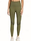 abordables Leggings y mallas de yoga-Mujer Pantalones de yoga Mallas Leggings de Yoga Cintura elástica Malla Levantamiento de tope Control de barriga Pilates Entrenamiento de gimnasio Rutina de ejercicio Pantalones Color sólido Negro