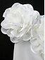 baratos Vestidos Brancos Curtos-Vestidos de Noiva A-Line Ombro Descoberto Sem Mangas Curto  Mini Vestidos de Noiva Satin com Cor Sólida