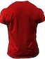 voordelige Patriottisch T-shirt voor veteranen-Patriotische T-shirts voor mannen Amerikaanse vlag Adelaar T-shirt Korte mouwen T-shirt 3D-print Crew Neck Shirt Mode Dagelijks Basisstraat Casual Dagelijks Wit Zomer Lente Alle seizoenen Kleding