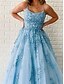 cheap Long Dresses &amp; Gowns-A-Line Floor Length Prom Dresses Elegant Party Sleeveless Square Neck Performance Christmas Chiffon Backless with Pleats