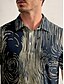 abordables Hauts-Homme T-shirt POLO Bleu de minuit Manche Courte Top Tenue de golf Vêtements Tenues Porter des vêtements