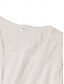 abordables Robes de plage-Maillots de Bain Femme Couverture Maillot Dentelle Patchwork Vacances Plage Tenue Couleur Unie Col en V Manches Longues Maillots de Bain