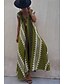 preiswerte Ausgefallene Kleider-Damen Midikleid Cocktailkleid Blumenkleid Boho-Kleid Mode Modern Urlaub Teegesellschaft Ausgehen Normale Passform Blume Ärmellos V Ausschnitt Schwarz Wein Blau Dunkelgrün Sommer